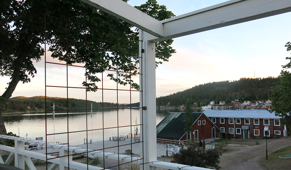 The Ulvö Harbour in summer light